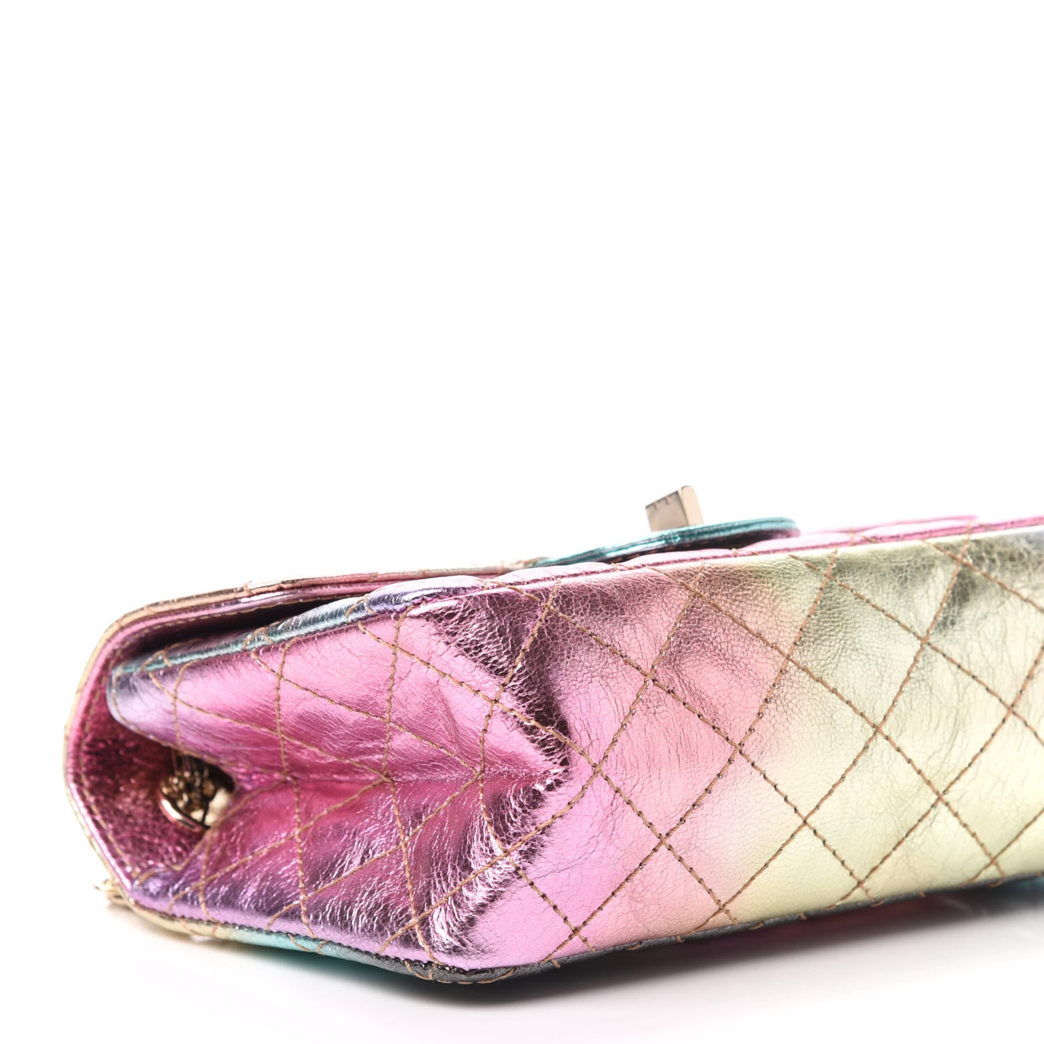 Chanel Metallic Goatskin Quilted Mini 2.55 Reissue Flap Multicolor 8 of 11