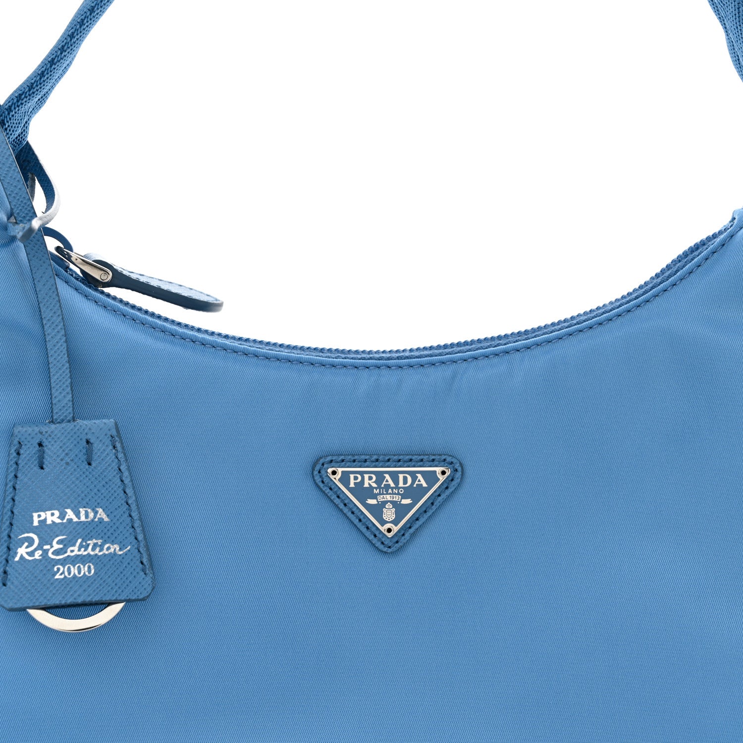 Prada Re-Nylon Saffiano Mini Re-Edition 2000 Bag Pervinca 8 of 10