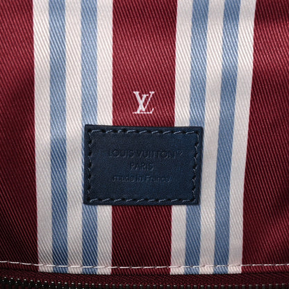 Louis Vuitton Monogram Heritage Christopher Backpack MM Blue 5 of 8