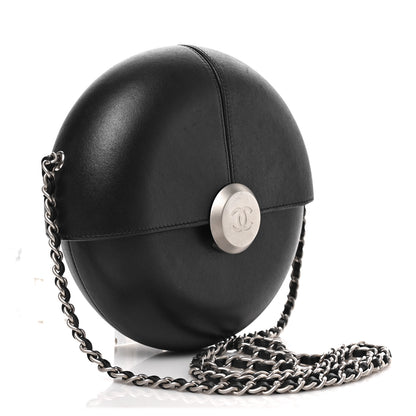 Chanel Lambskin Evening In the Air Bag Black 2 of 8