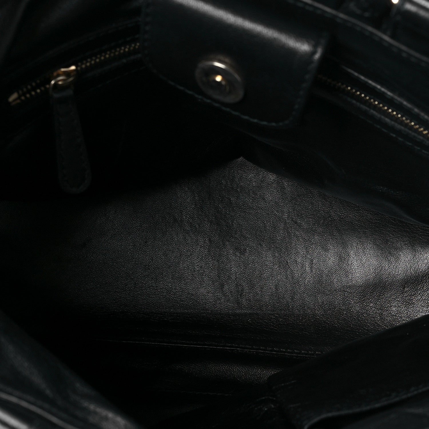 Christian Dior Gaufre Lambskin Cannage Delices Tote Black 4 of 6