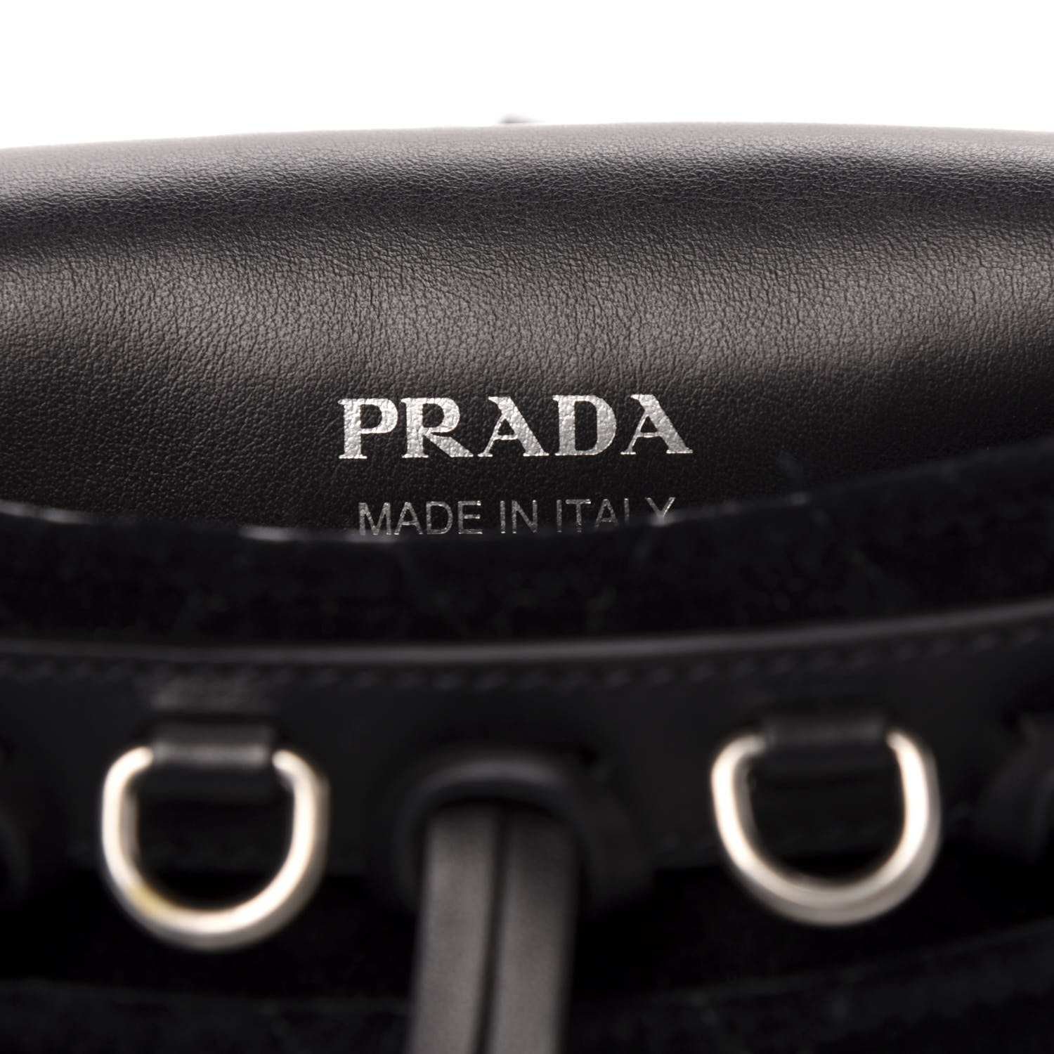 Prada Cavallino Velluto Corsaire Antic Crossbody Bag Biliardo Black 8 of 9