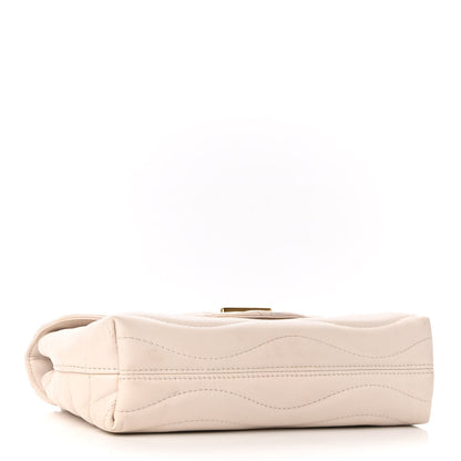 Louis Vuitton Calfskin LV New Wave Chain Bag Ivory 4 of 10