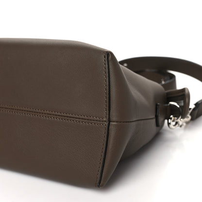 Fendi Vitello Dolce Bi-Color FF 1974 Embossed Medium By The Way Boston Bag Maya Black 11 of 11