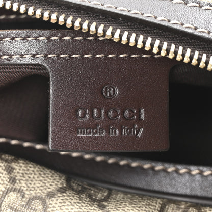 Gucci GG Supreme Monogram Belt Bag Dark Brown 6 of 10