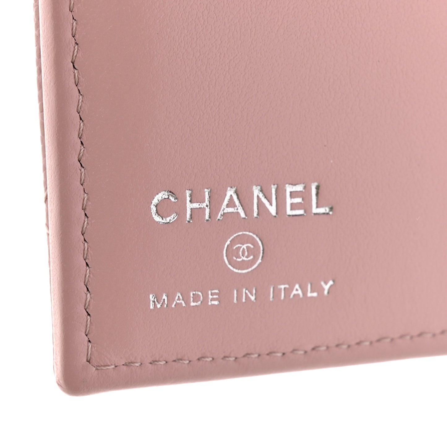 Caviar Quilted Passport Holder Pink