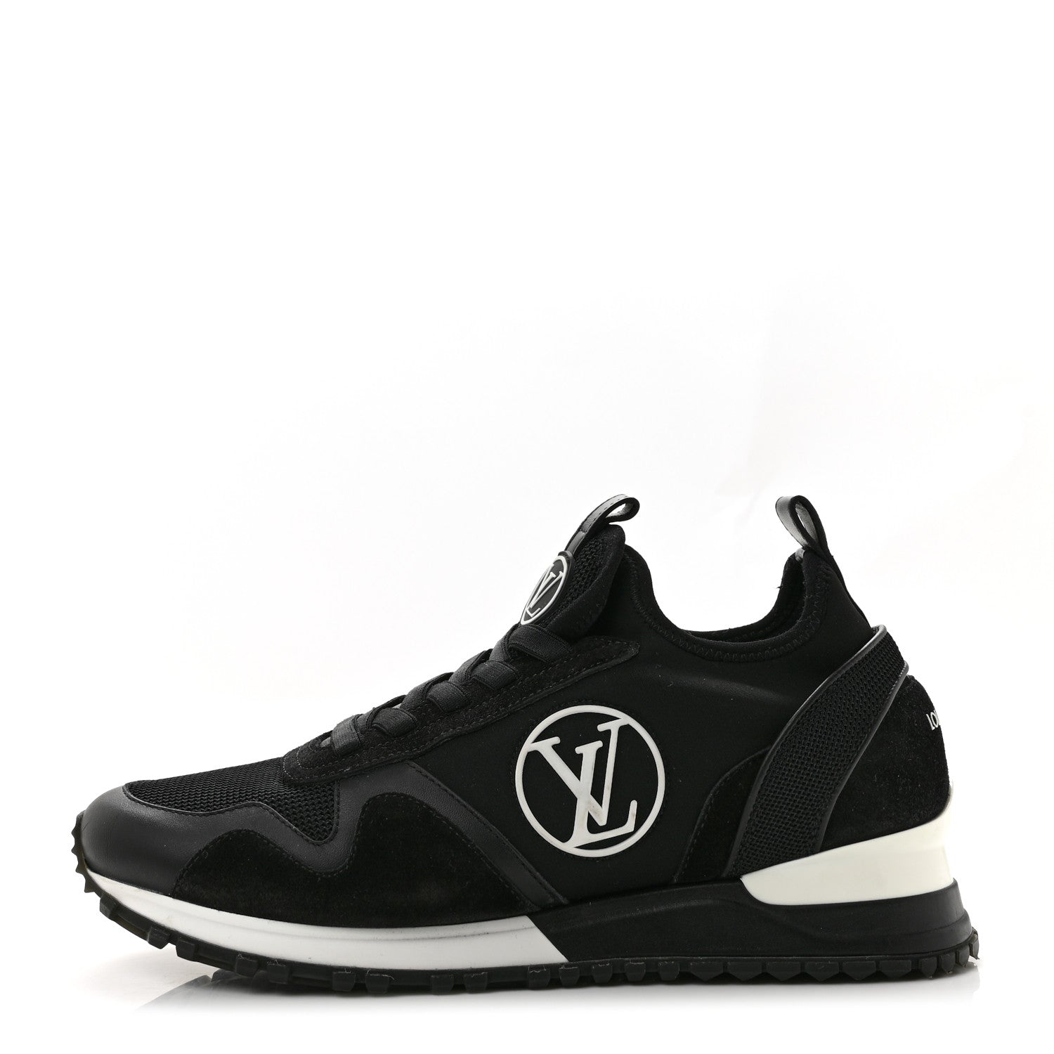 Louis Vuitton Calfskin Run Away Sneakers 39 Black 1 of 11