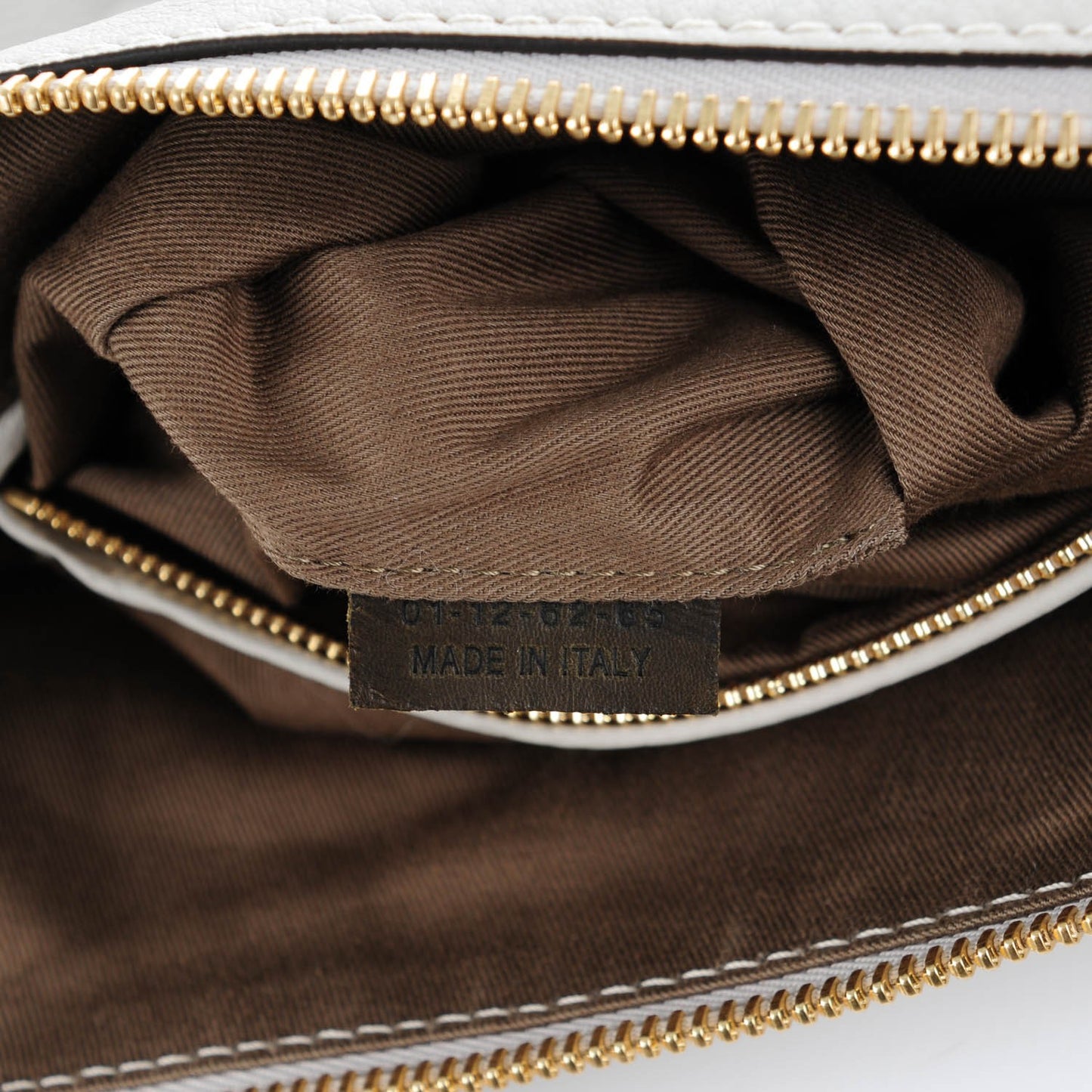 Calfskin Large Marcie Satchel Dove