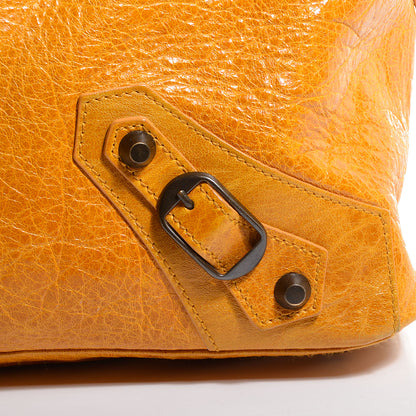 Balenciaga Chevre Classic Hardware Step Bag Marigold 8 of 14