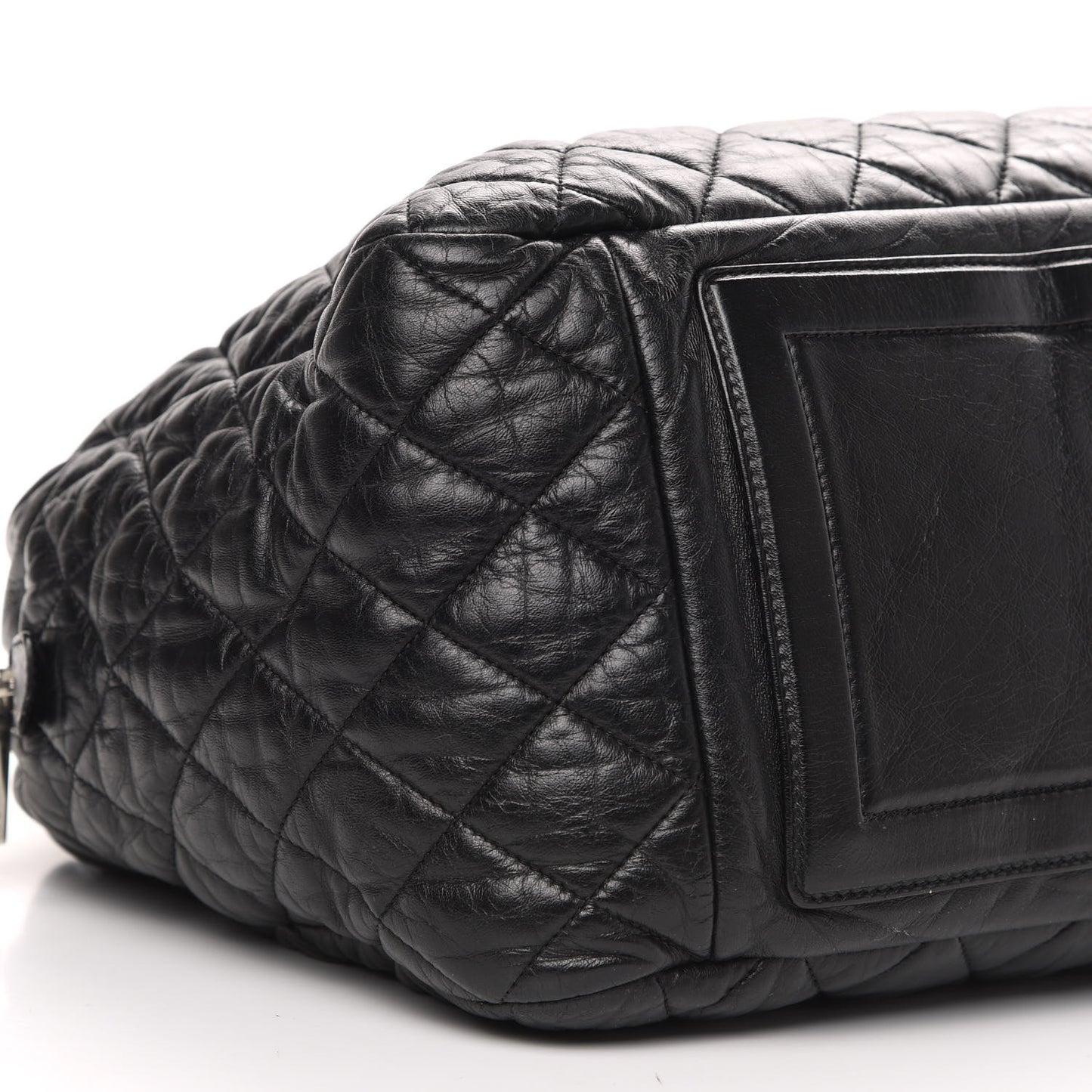 Lambskin Coco Cocoon Bowler Black