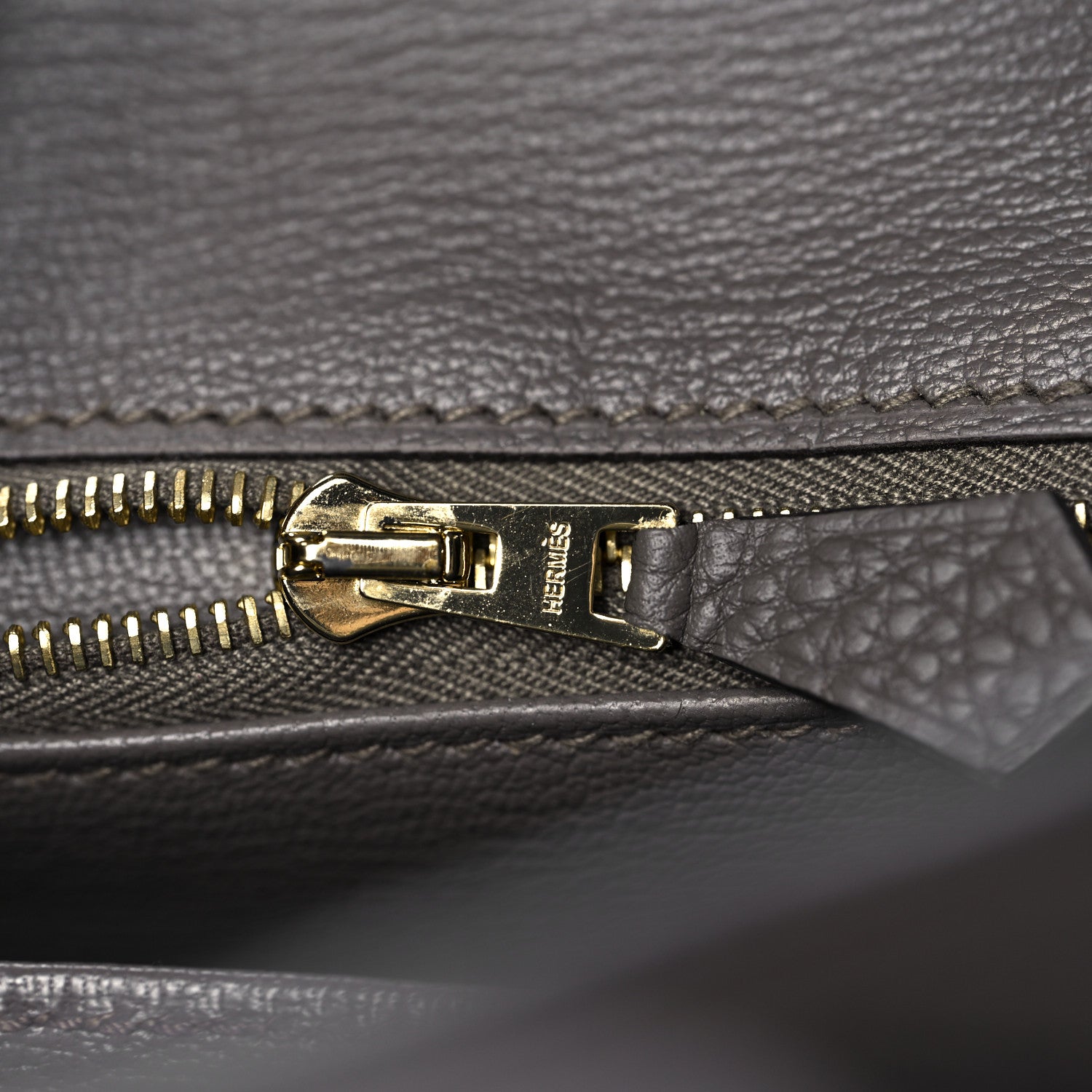 Hermes Togo Birkin 25 Etain 21 of 36