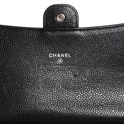 Chanel Caviar Quilted Travel Wallet Black 6 of 8