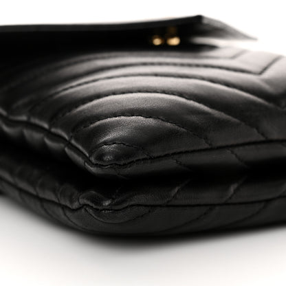 Saint Laurent Lambskin Quilted Double Flap Bag Black 10 of 11