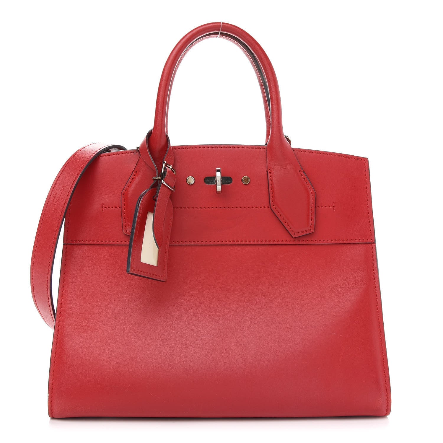 Louis Vuitton Taurillon City Steamer PM Rubis 1 of 10