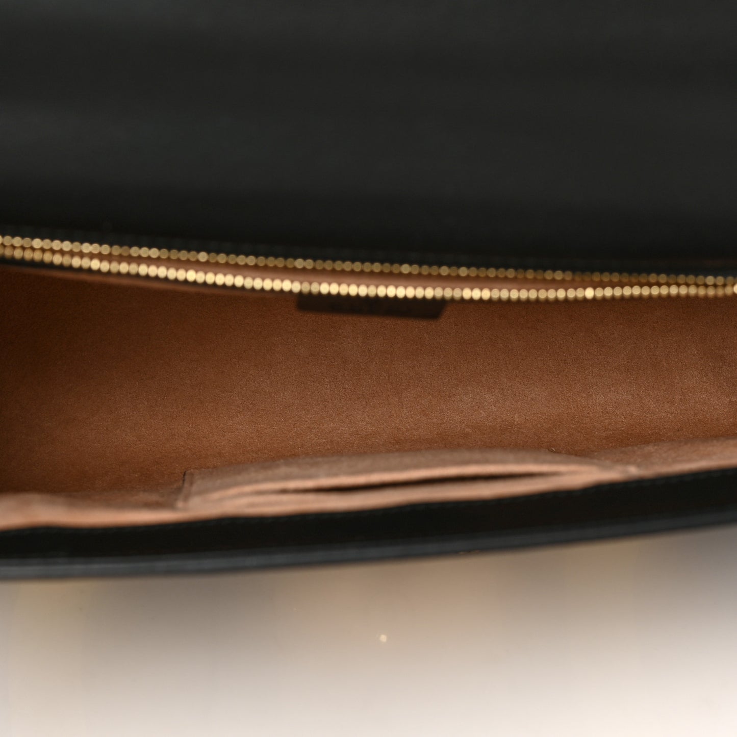 Calfskin GG Supreme Monogram Medium Padlock Shoulder Bag Black Gold