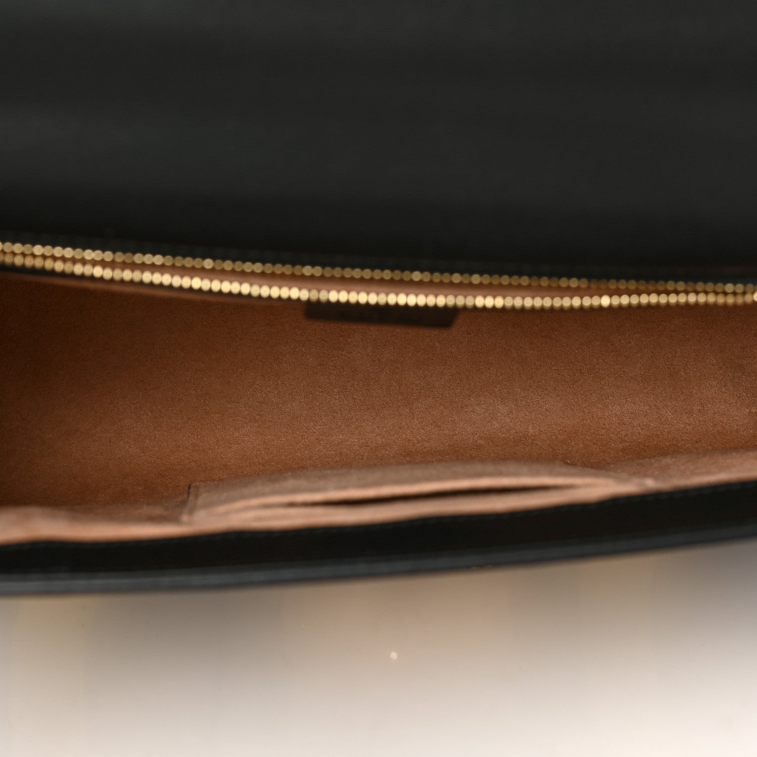 Gucci Calfskin GG Supreme Monogram Medium Padlock Shoulder Bag Black Gold 5 of 9