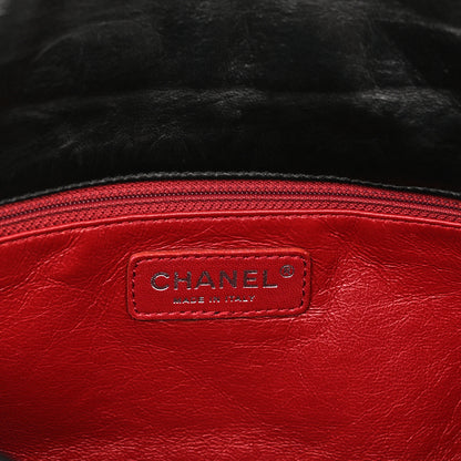Chanel Lambskin Quilted Giant CC Flap Shoulder Bag Black 5 of 10