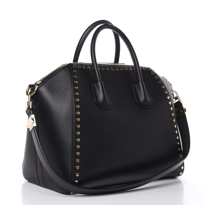 Givenchy Calfskin Medium Studded Antigona Black 3 of 16
