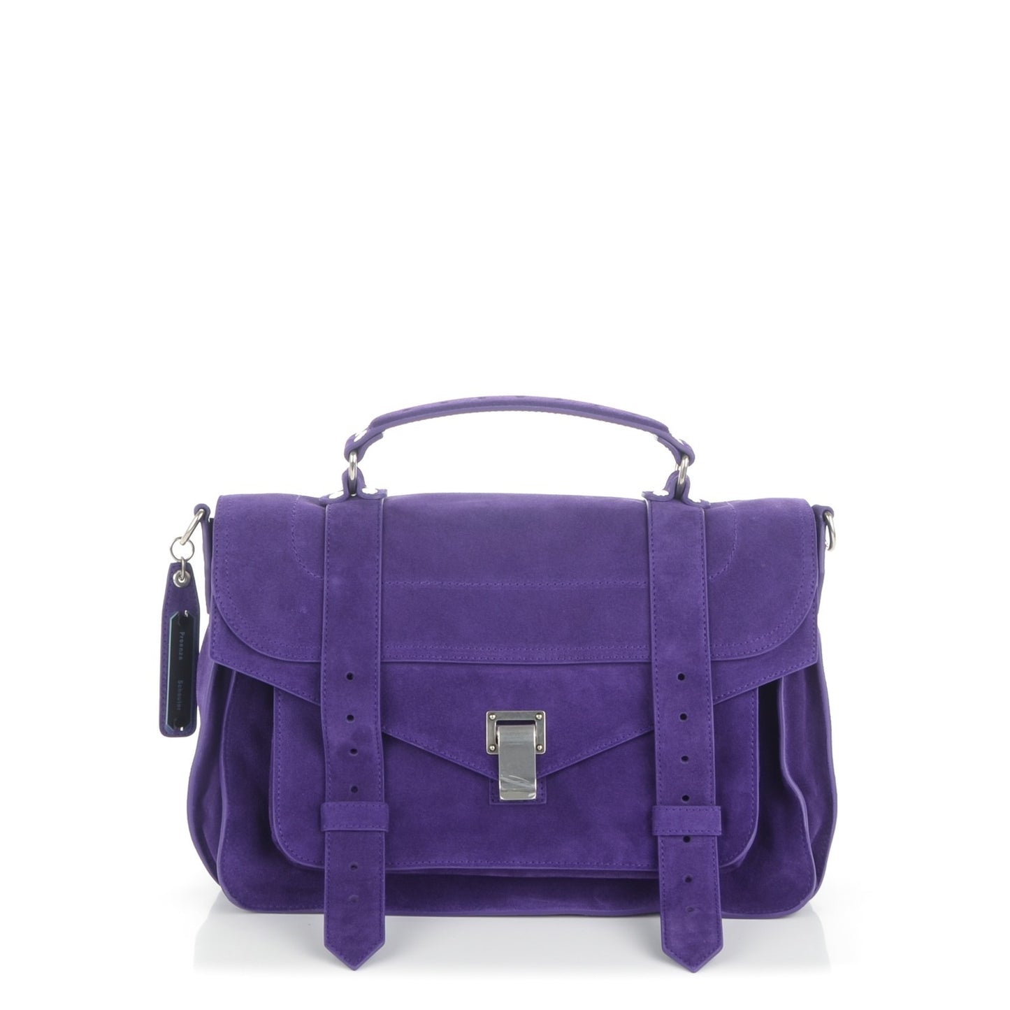 Suede Medium PS1 Satchel Amethyst