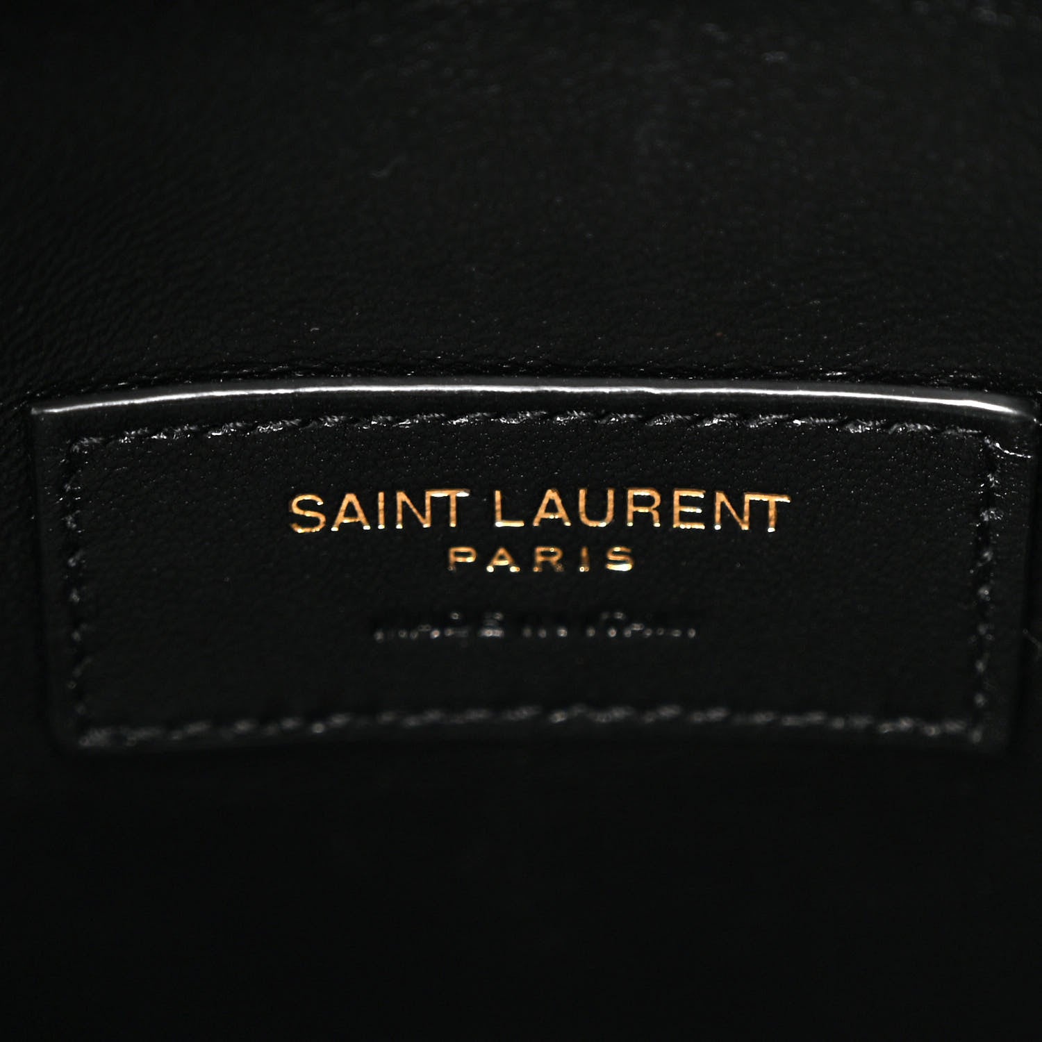Saint Laurent Lambskin Gabby Mini Bucket Bag Black 6 of 9