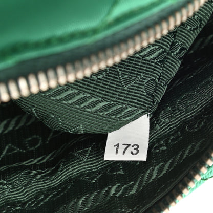 Prada Nylon Tessuto Impuntu Quilted Crossbody Bag Oleandro 8 of 10