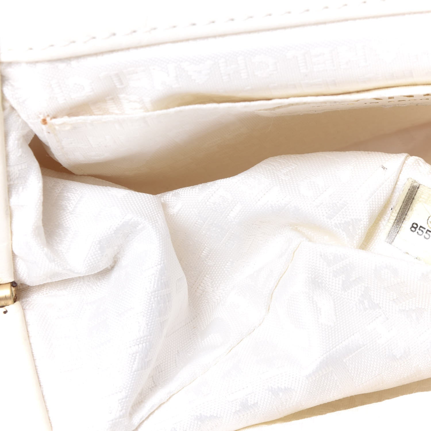 Chanel Lambskin Camellia Handbag White 8 of 9