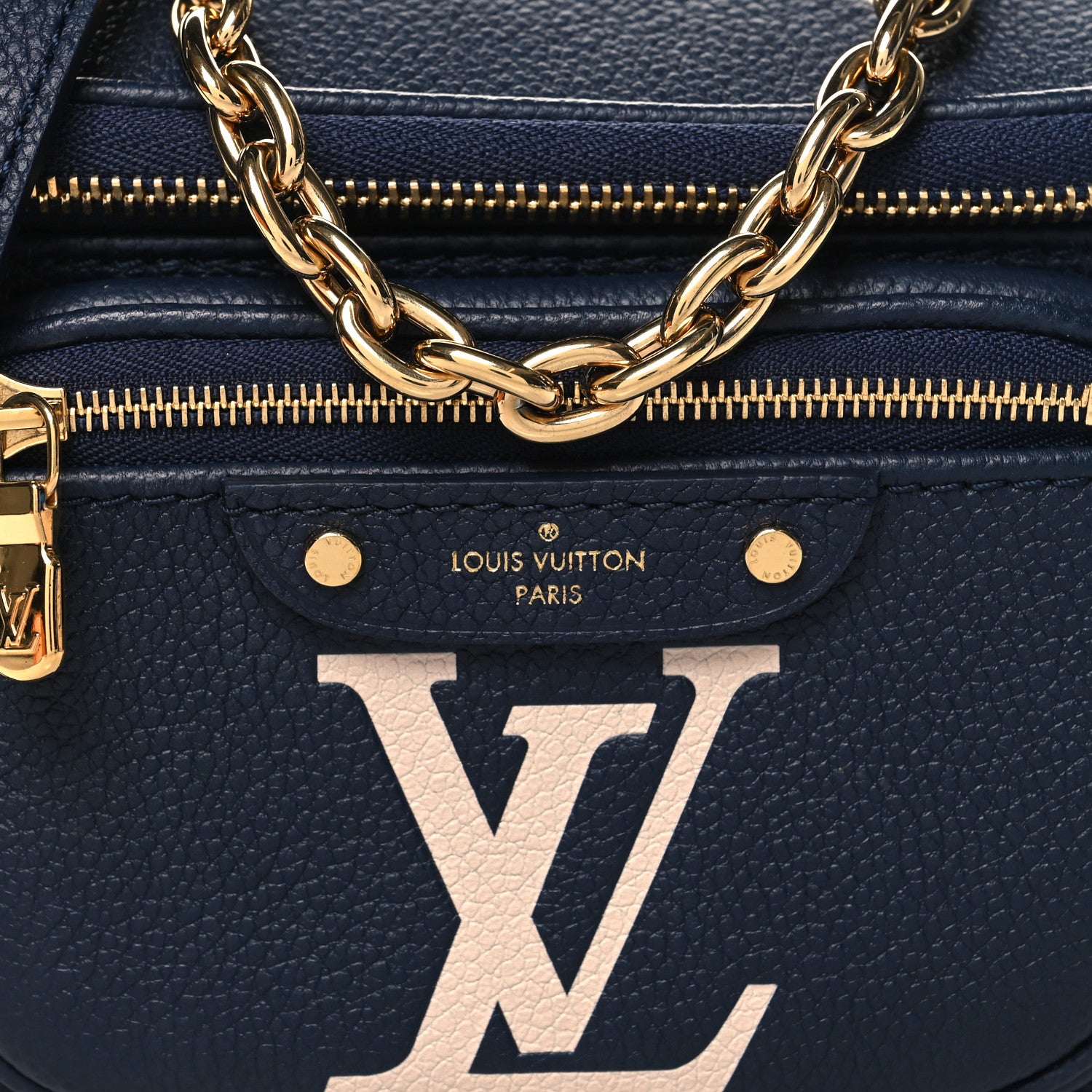 Louis Vuitton Empreinte Monogram Giant Mini By The Pool Bumbag Navy Creme 7 of 10