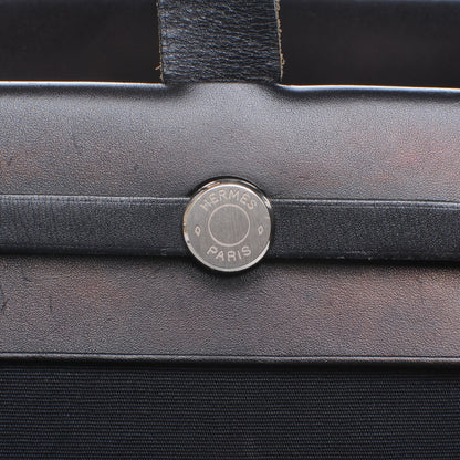 Hermes Toile Herbag Cabas Black 5 of 9