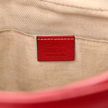 Gucci Pebbled Calfskin Small Soho Disco Bag Vibrant Red 6 of 21