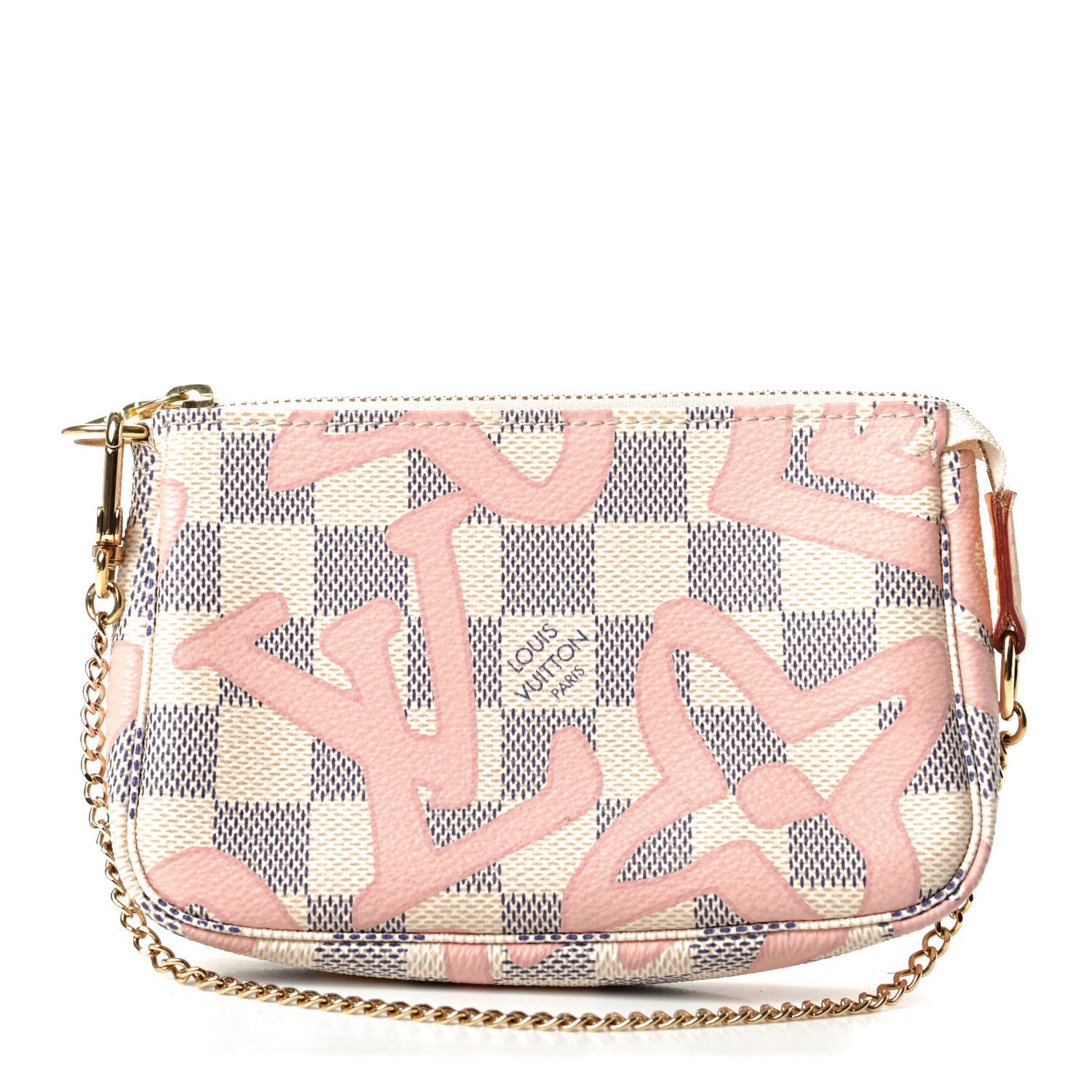 Louis Vuitton Damier Azur Tahitienne Mini Pochette Accessories 1 of 7