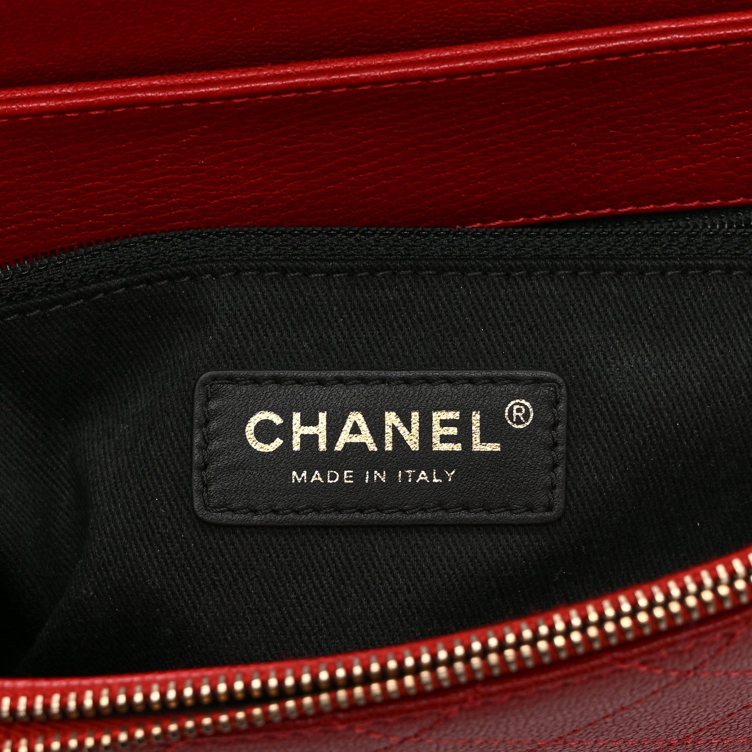 Chanel Shiny Calfskin Goatskin Quilted Small Coco Curve Messenger Flap Red 6 of 10