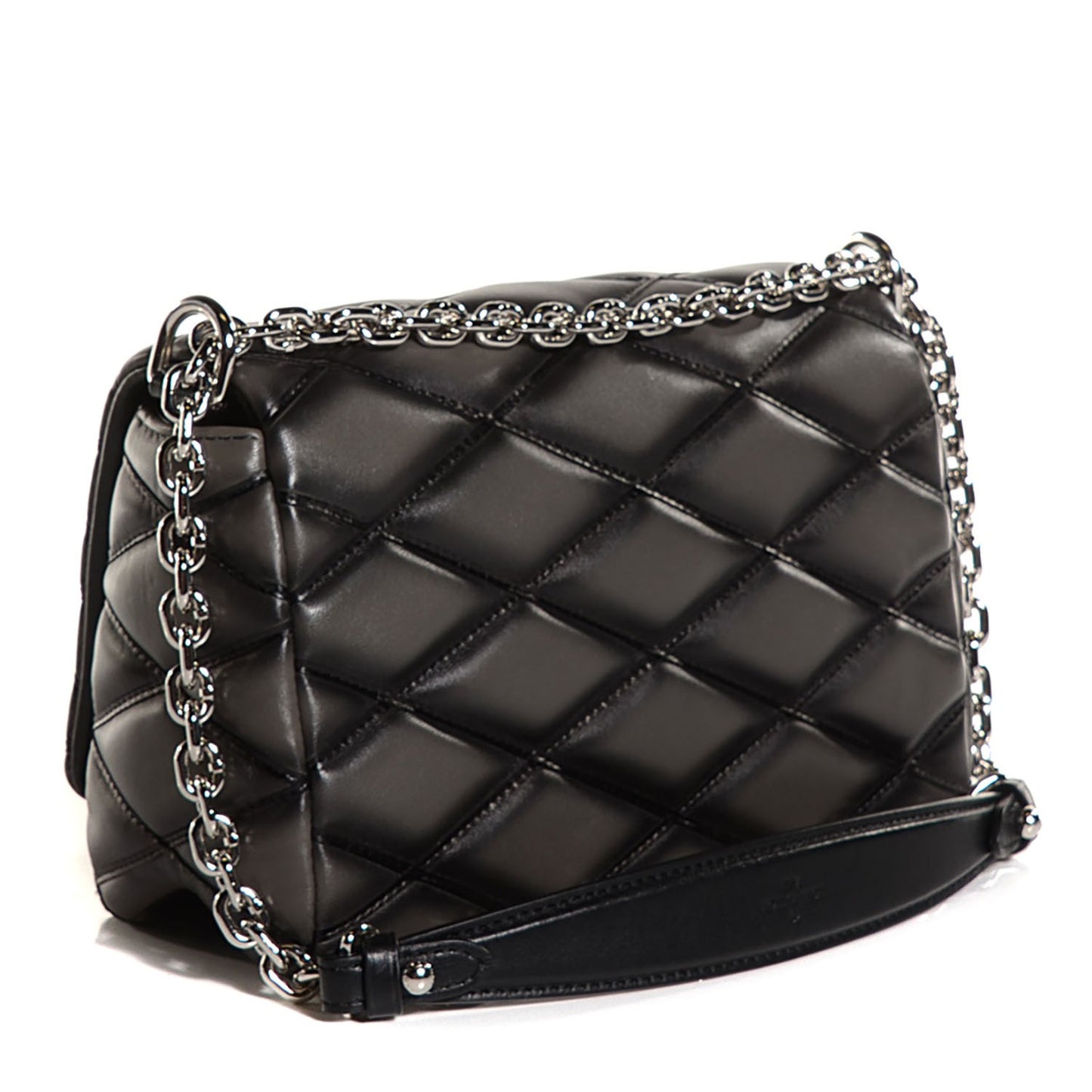 Lambskin Malletage GO-14 PM Charcoal