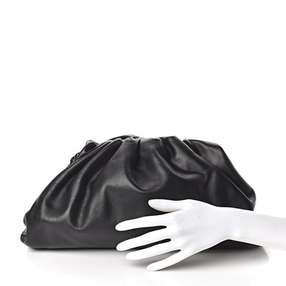 Bottega Veneta Smooth Butter Calf The Pouch Oversized Clutch Black 2 of 7