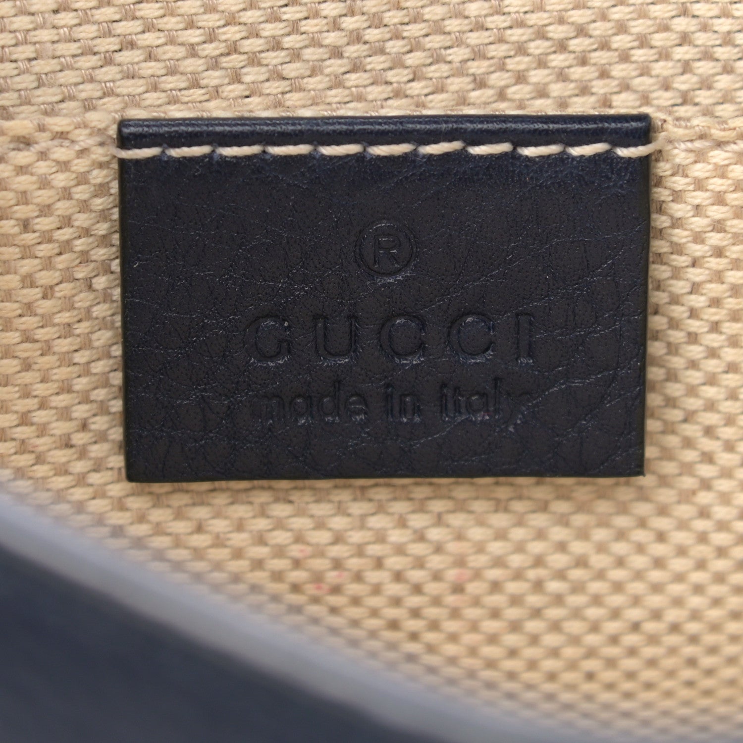 Gucci Pebbled Calfskin Small Soho Flap Crossbody Blue 6 of 11