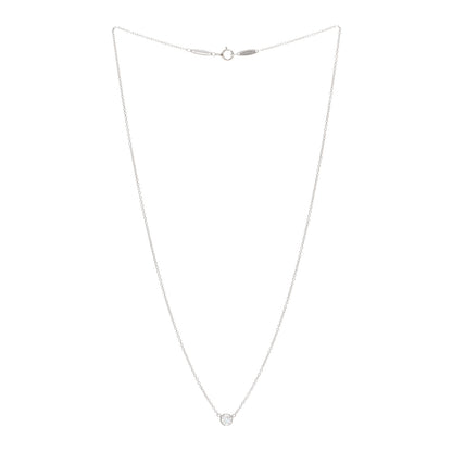 Tiffany Platinum Diamond .22ct Elsa Peretti Diamonds By The Yard Pendant Necklace 3 of 5