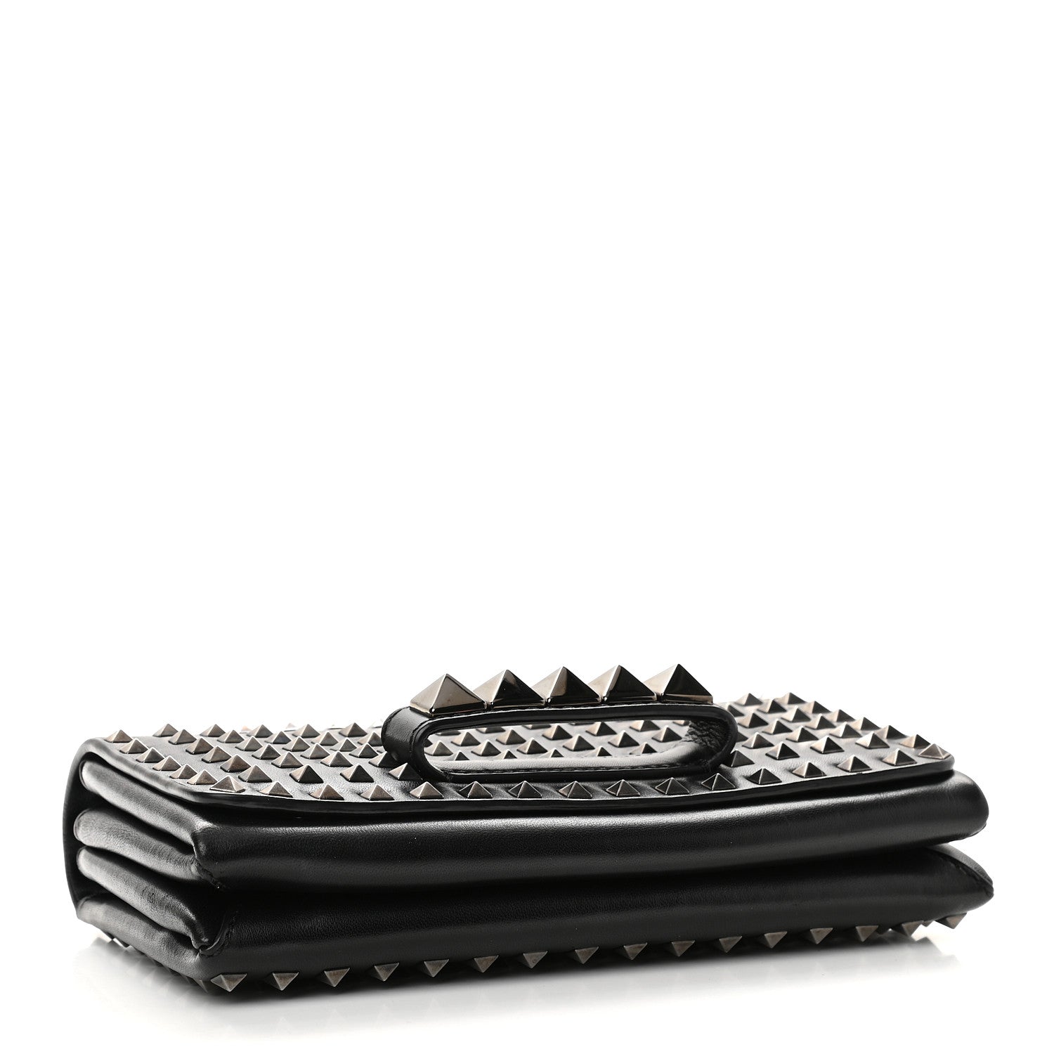 Valentino Garavani Vitello Rockstud All Over Va Va Voom Flap Bag Black 4 of 8