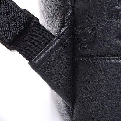MCM Calfskin Ottomar Monogram Duke Backpack Black 17 of 17