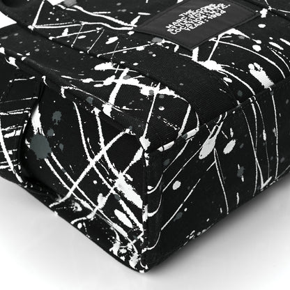 Marc Jacobs Canvas Splatter Mini The Tote Bag Black 10 of 11