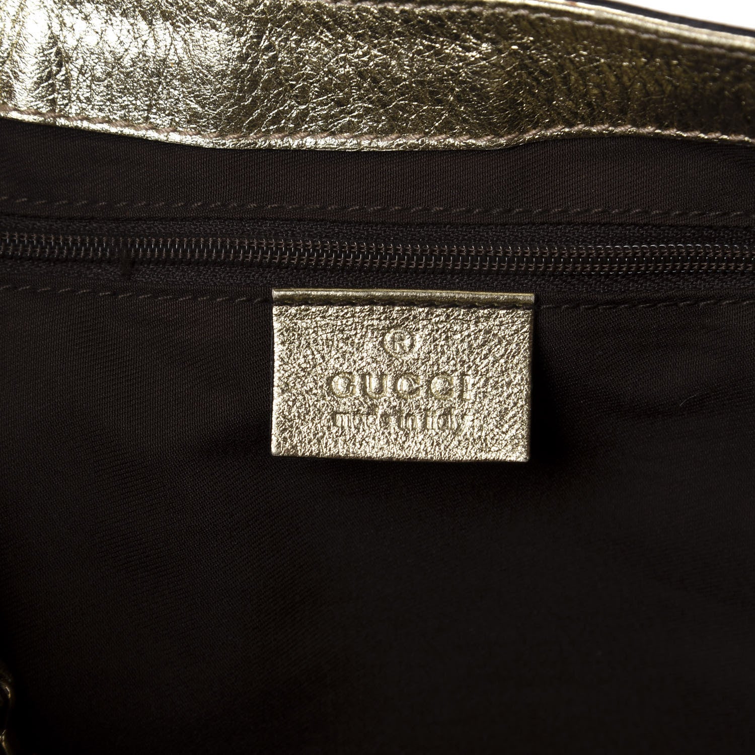 Gucci Monogram Large D Gold Hobo Metallic Gold 8 of 13