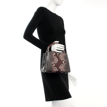 Louis Vuitton Python Capucines BB Pink 3 of 8