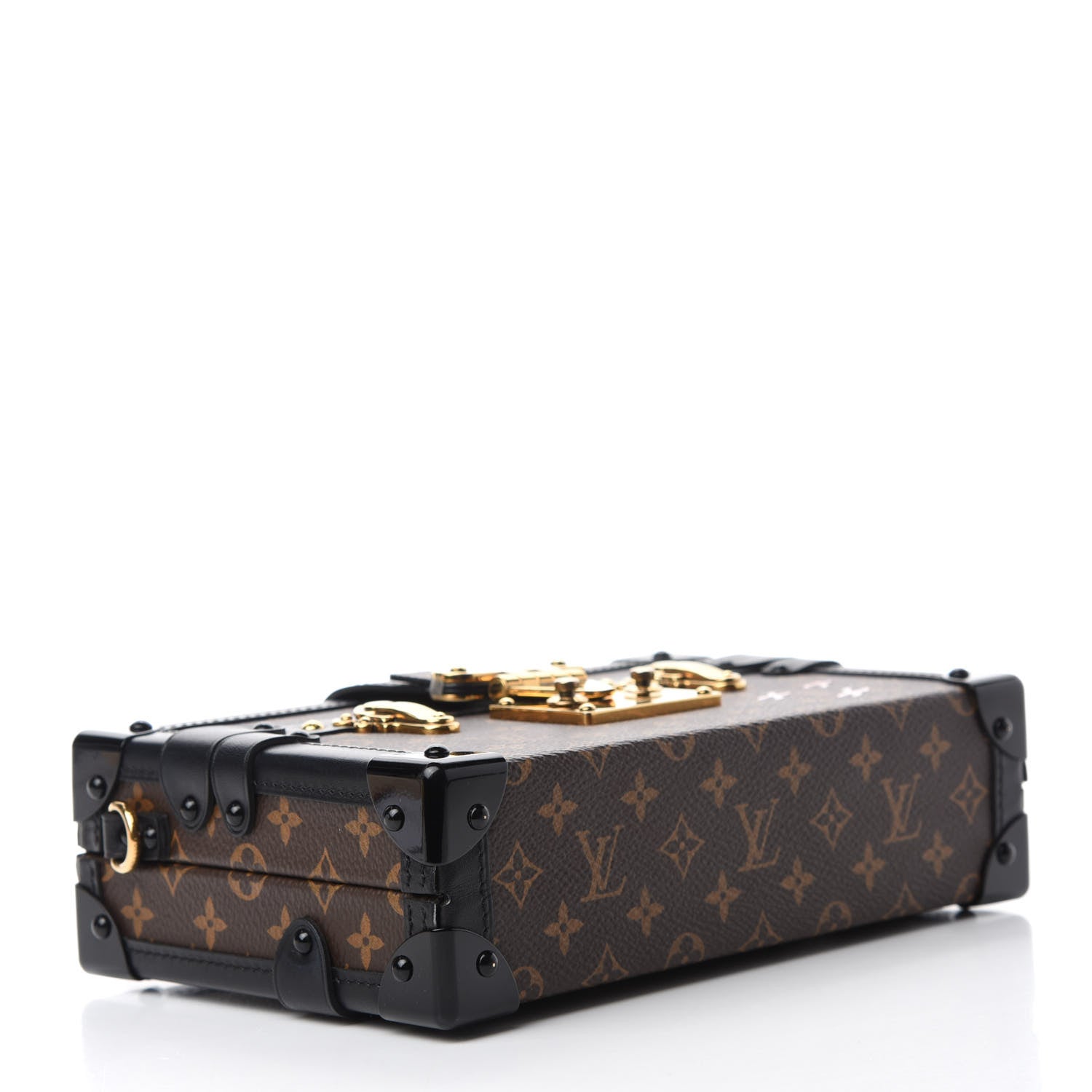 Louis Vuitton Monogram Petite Malle Black 4 of 10