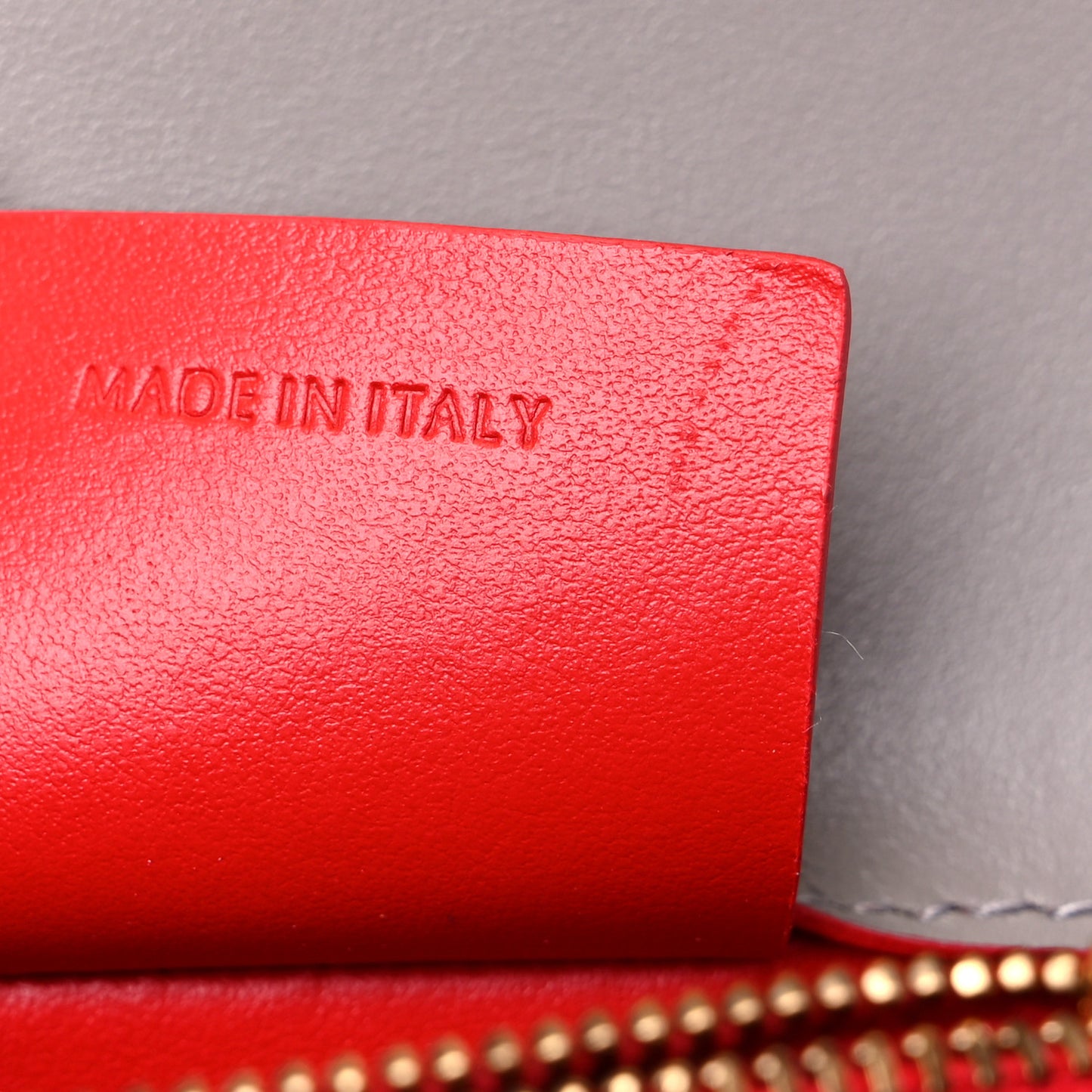 Calfskin Mini Elisa Shoulder Bag Fume
