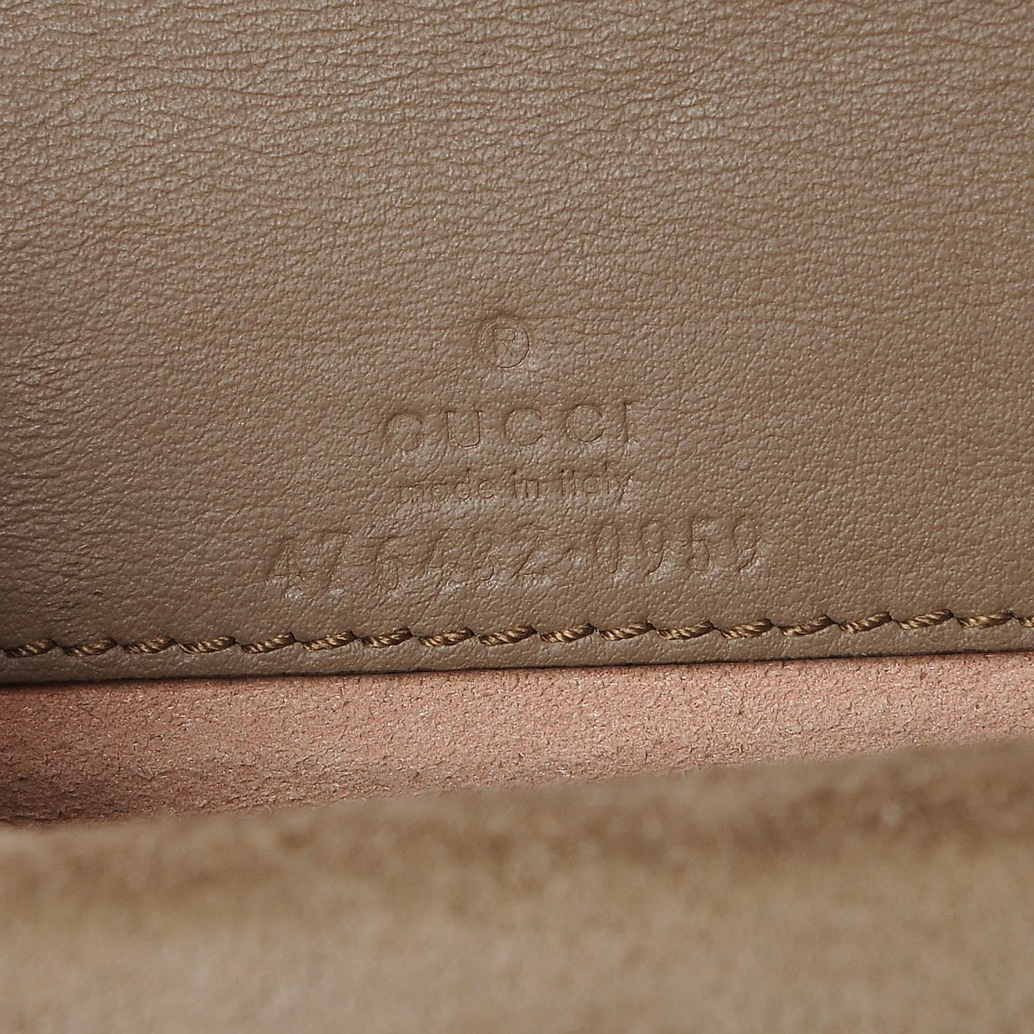 Gucci GG Supreme Monogram Super Mini Dionysus Shoulder Bag Taupe 6 of 7