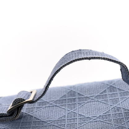 Christian Dior Canvas Embroidered Cannage Diortravel Vanity Case Blue 8 of 9