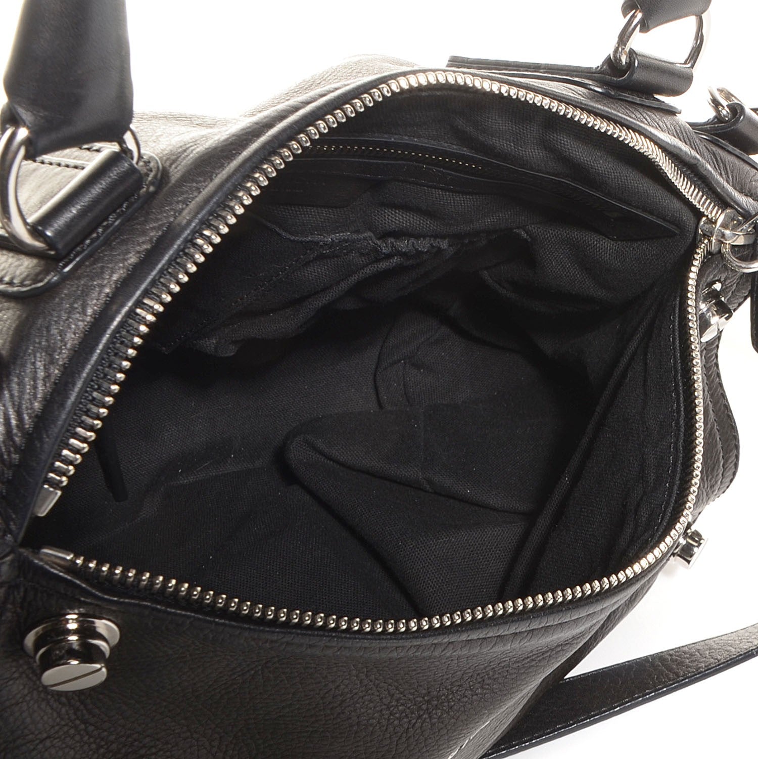 Givenchy Waxed Calfskin Medium Studded Pandora Black 5 of 9