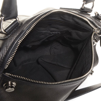 Givenchy Waxed Calfskin Medium Studded Pandora Black 5 of 9
