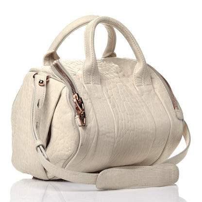 Alexander Wang Pebbled Lambskin Rockie Dune Rose Gold Hardware 4 of 9