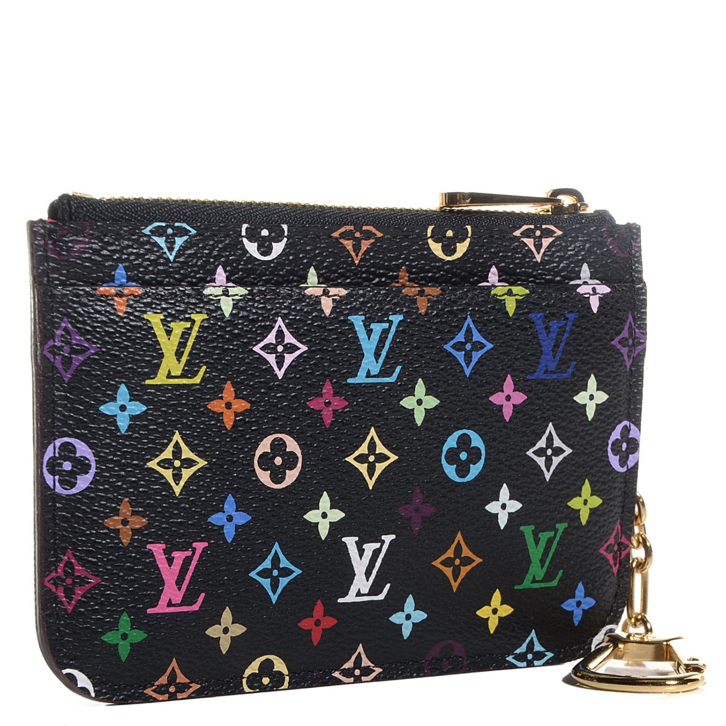 Monogram Multicolor Key Pouch Black Grenade