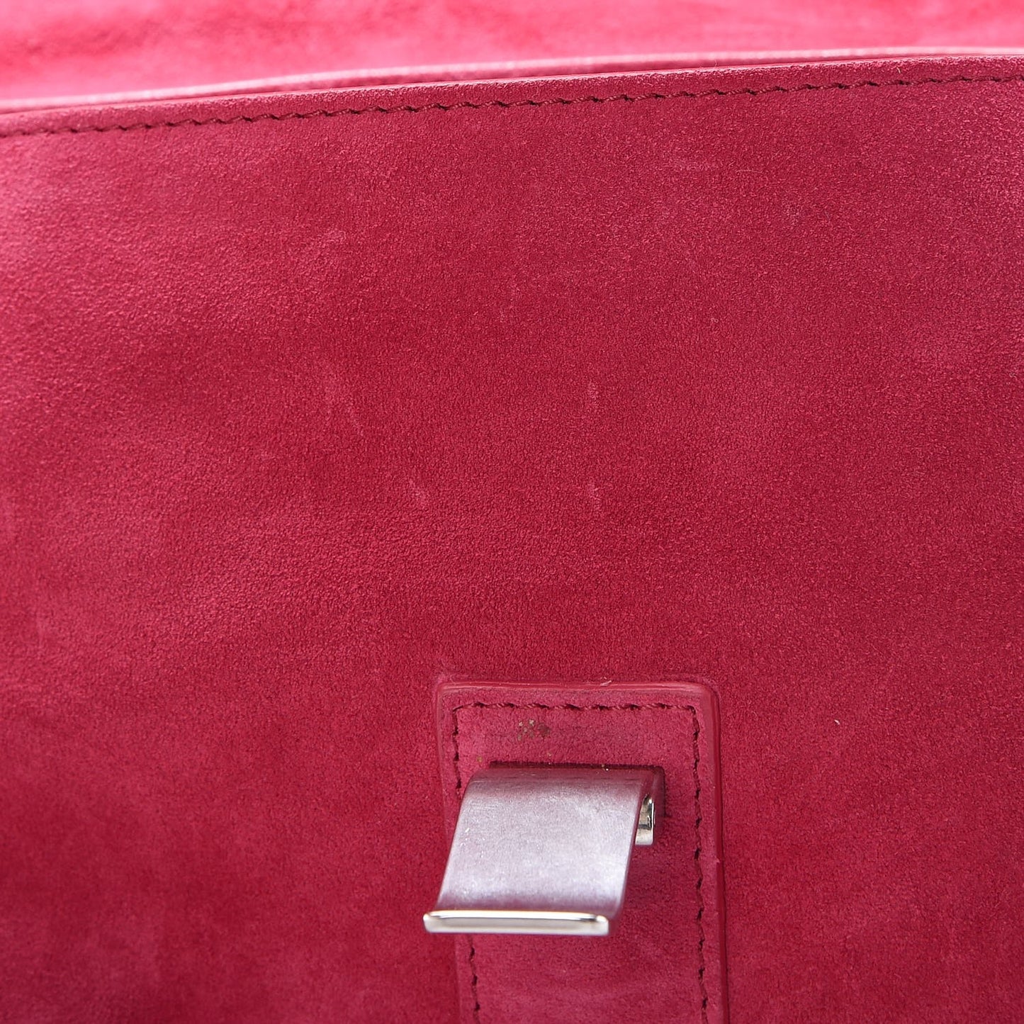 Suede PS1 Pouch Messenger Raspberry
