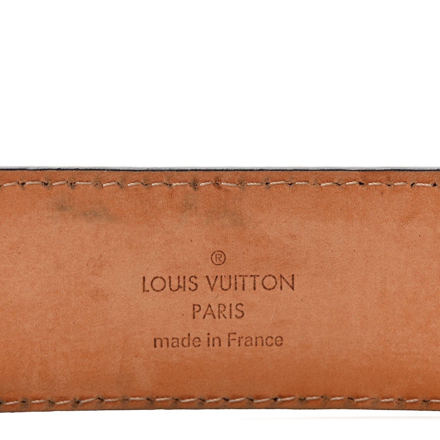 Louis Vuitton Damier Ebene Riveted Belt 85 34 3 of 7
